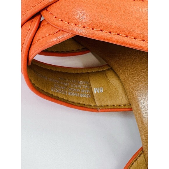 KORKS Womens DEE Orang Buckle Block Heels 8 Coastal Cowgirl OSU Team Spirit NFL - Picture 8 of 11